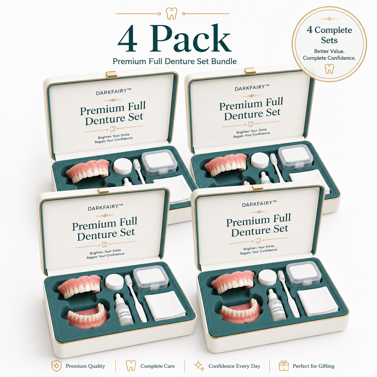🔥 Custom-Fit Dentures — Designed for Comfort and a Natural-Looking Smile