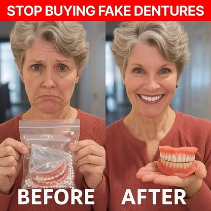 -Ends Today: 70% OFF!🦷DarkFairy™ Custom-Fit Full Functional Dentures Make you more confident