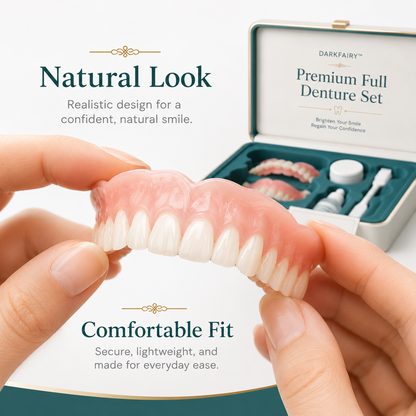 🔥 Custom-Fit Dentures — Designed for Comfort and a Natural-Looking Smile