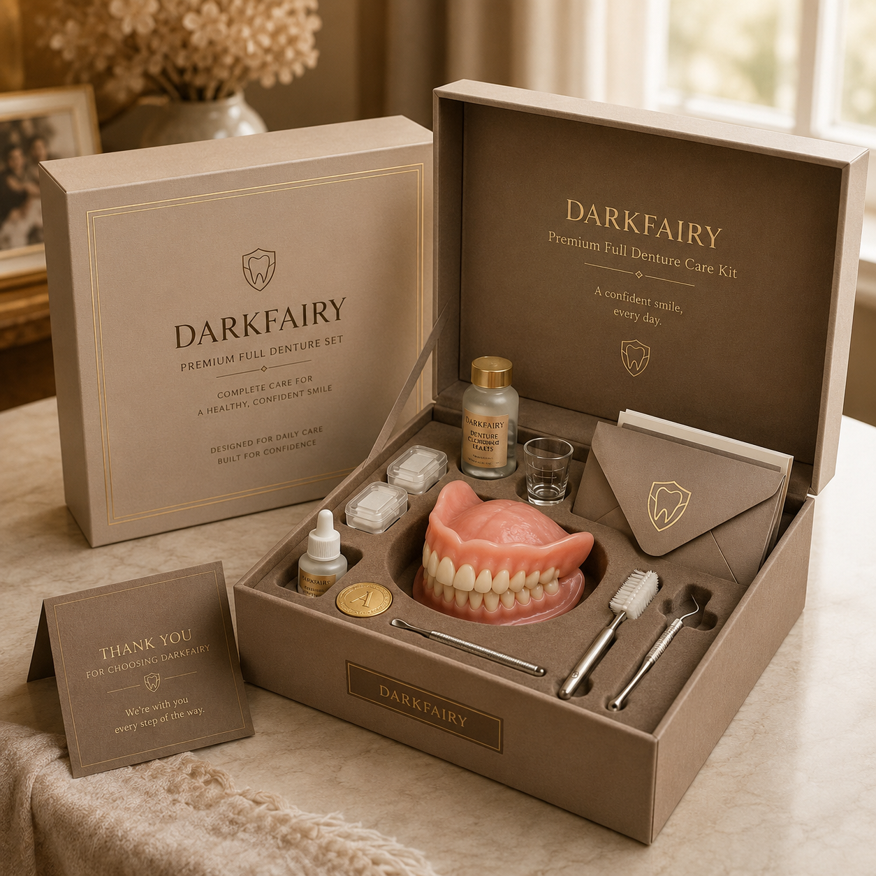 🔥 Newly upgraded second-generation DarkFairy™ complete dentures