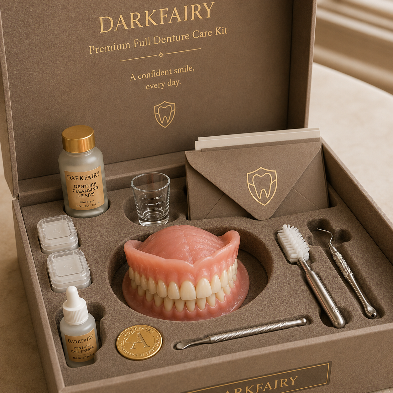 🔥 Newly upgraded second-generation DarkFairy™ complete dentures