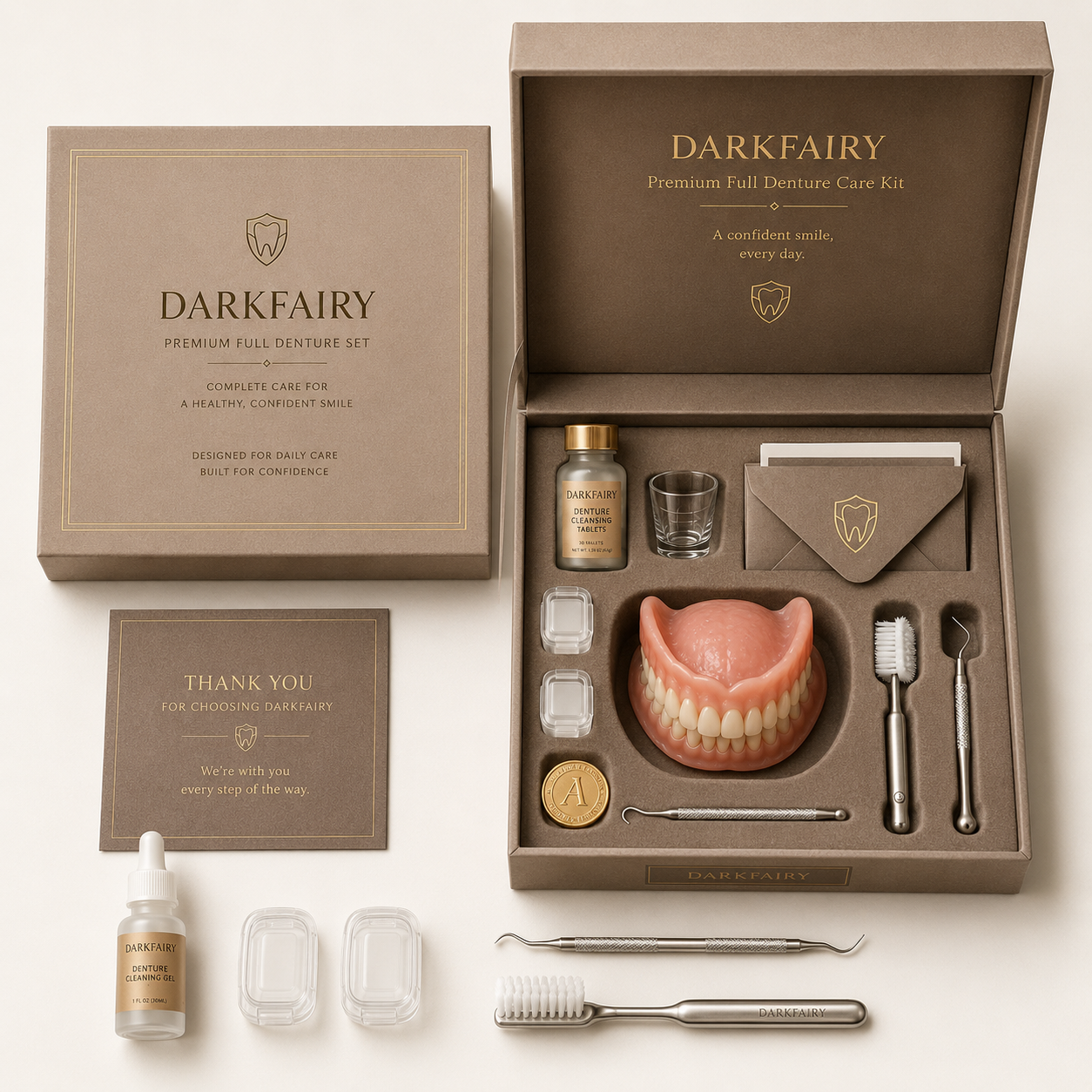 🔥 Newly upgraded second-generation DarkFairy™ complete dentures