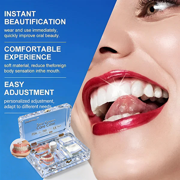 --Ends Today: 75% OFF! ⏰DarkFairy™ Medical Full Denture with Strong Suctiond Custom-Fit Full Functional Dentures🦷