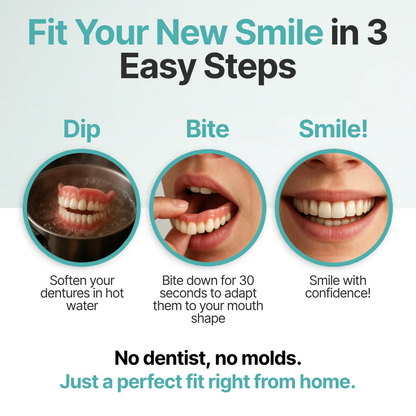 -🦷HazyGalaxy™ Custom-Fit Functional Dentures — Up to 70% OFF for a More Confident Smile!