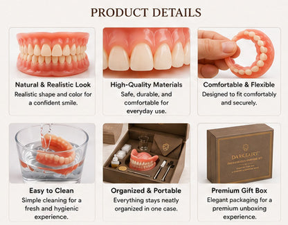 🔥 Newly upgraded second-generation DarkFairy™ complete dentures