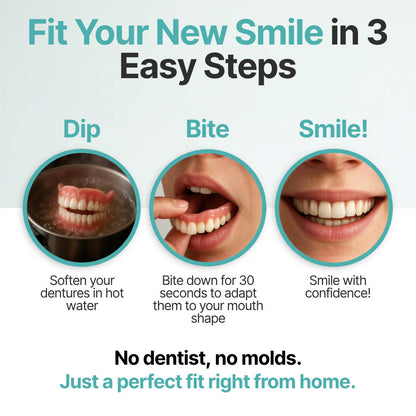 🔥DarkFairy™ Custom-Fit Dentures — Designed for Comfort and a Natural-Looking Smile