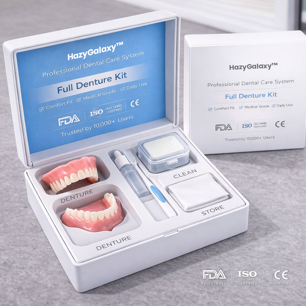 --🦷 HazyGalaxy™ Custom-Fit Dentures ⏰ ENDS TODAY   70% OFF | Smile with Confidence