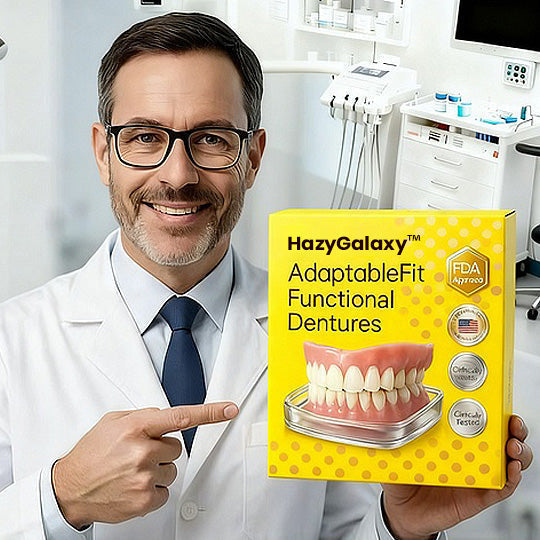 2🔥HazyGalaxy™ Soft Silicone Carbon Ceramic Teeth, Strong and White – Natural Look, Comfortable Fit