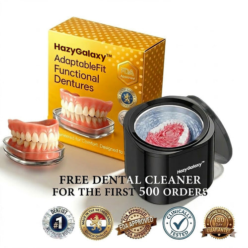 2🔥HazyGalaxy™ Soft Silicone Carbon Ceramic Teeth, Strong and White – Natural Look, Comfortable Fit