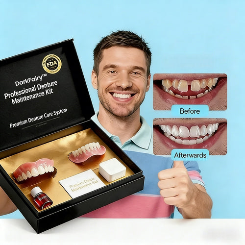 -Ends Today: 70% OFF!🦷DarkFairy™ Custom-Fit Full Functional Dentures Make you more confident