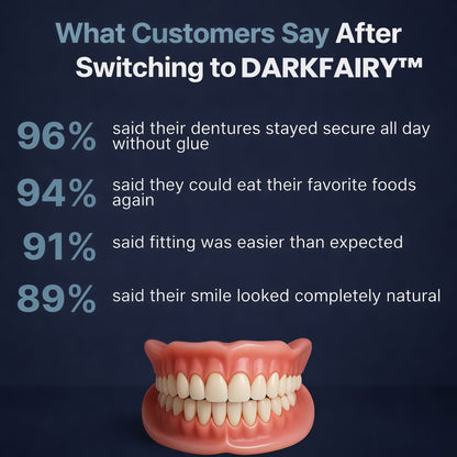 2026🏆✨LAST DAY SALE 70% OFF🔥 Newly upgraded second-generation DarkFairy™ complete dentures
