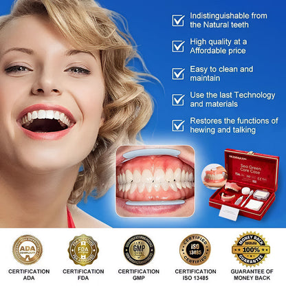 Ends Today: 70% OFF! ⏰HazyGalaxy™  Medical Full Denture with Strong Suctiond Custom-Fit Full Functional Dentures🦷