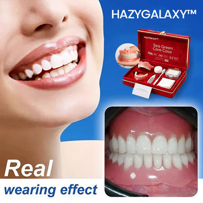 Ends Today: 70% OFF! ⏰HazyGalaxy™  Medical Full Denture with Strong Suctiond Custom-Fit Full Functional Dentures🦷