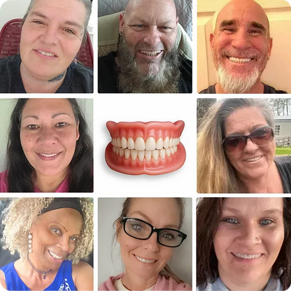 -Ends Today: 70% OFF!🦷DarkFairy™ Custom-Fit Full Functional Dentures Make you more confident