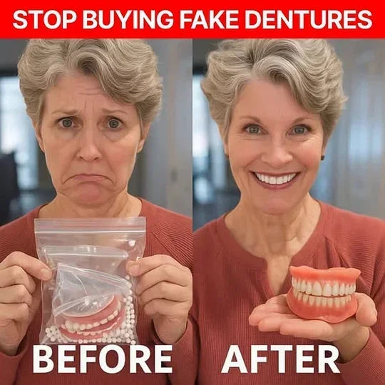 🦷HazyGalaxy™ Custom-Fit Functional Dentures — Made in the USA, Certified, Up to 70% OFF for a More Confident Smile!
