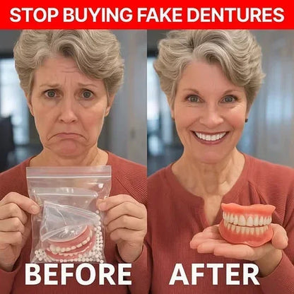-🦷HazyGalaxy™ Custom-Fit Functional Dentures — Up to 70% OFF for a More Confident Smile!