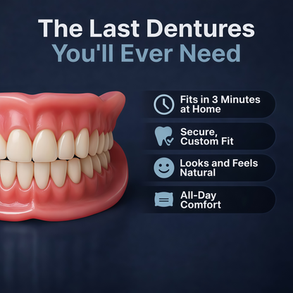 2026🏆✨LAST DAY SALE 70% OFF🔥 Newly upgraded second-generation DarkFairy™ complete dentures